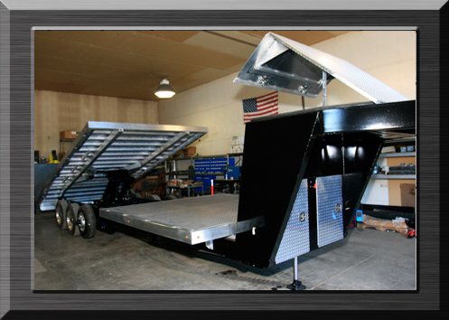 Custom Tilt Gooseneck Trailer