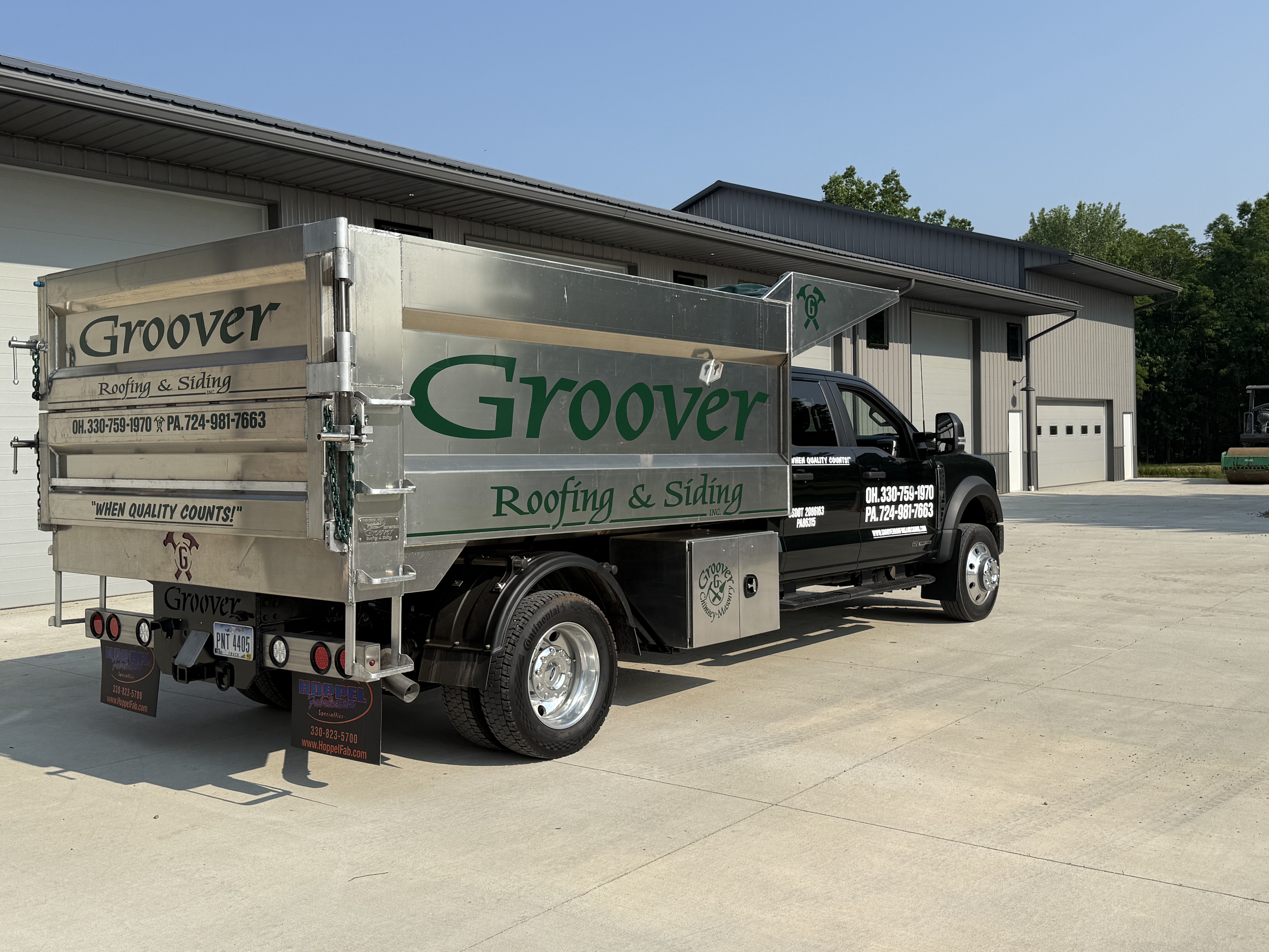 Gilmore truck with custom dumpbed.