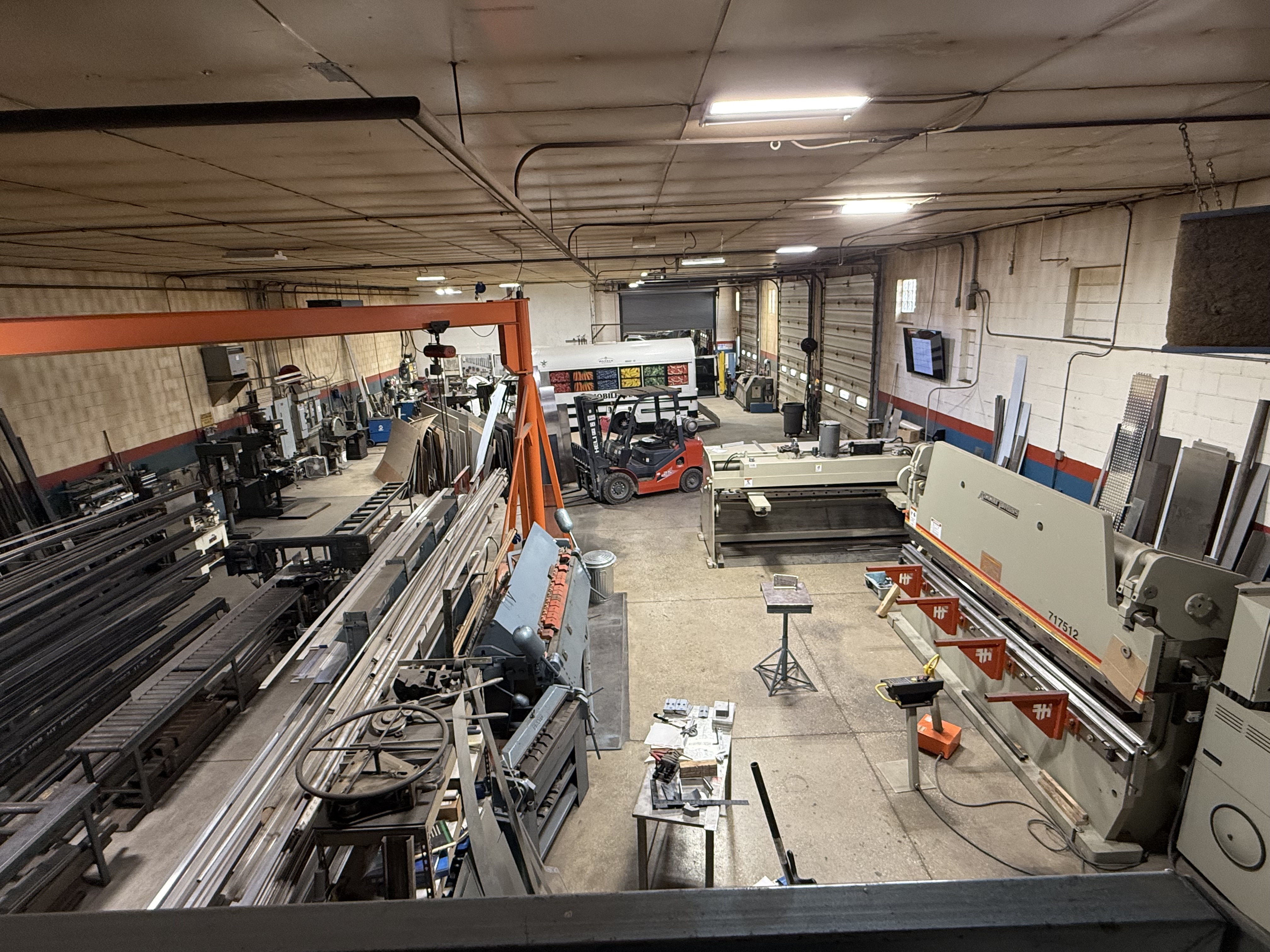 Photo of metal fab shop