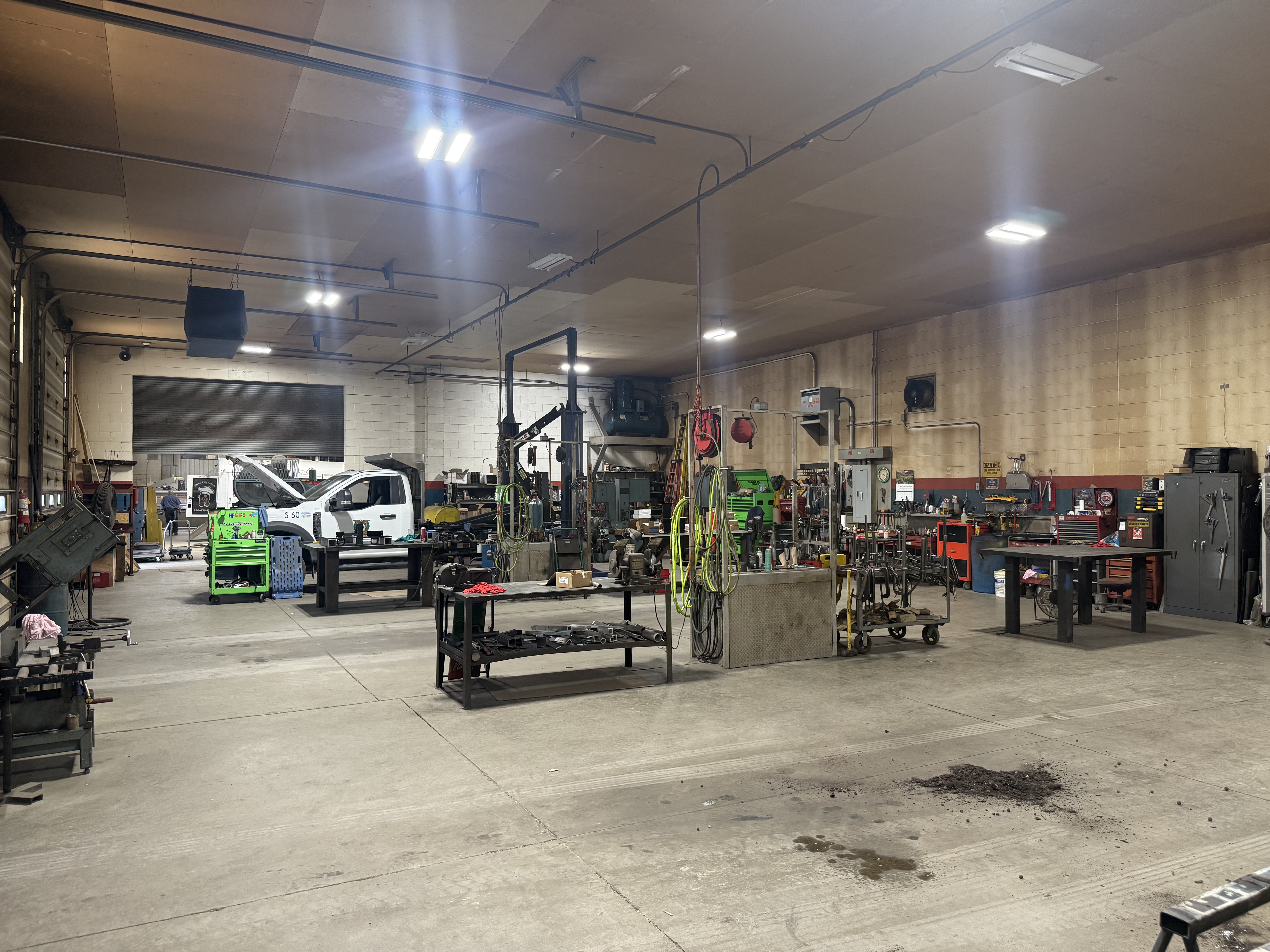 Photo of metal fab shop