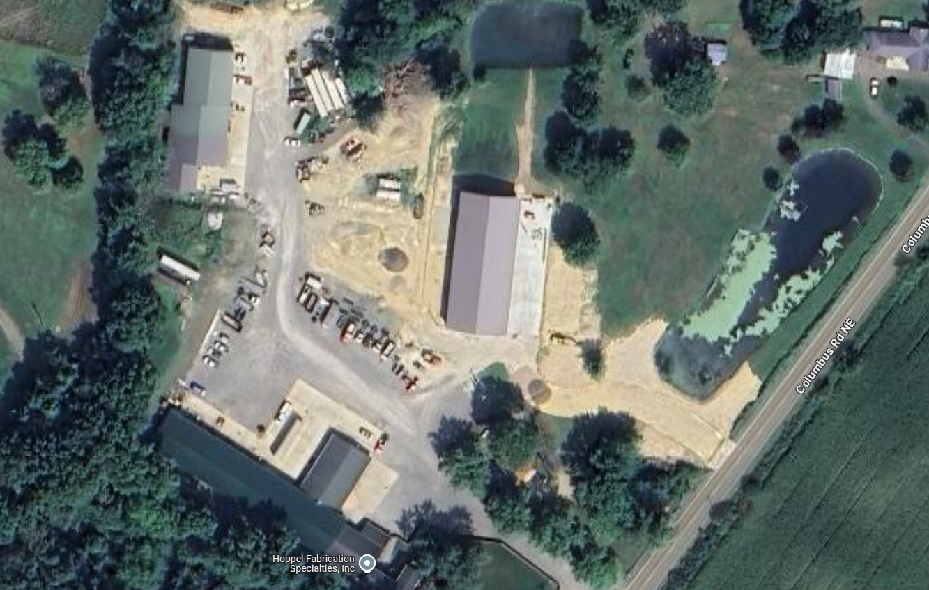 Aerial photo of hoppel fab