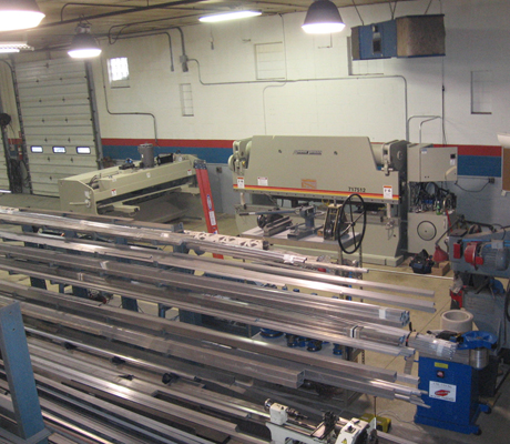 Photo of metal fab shop